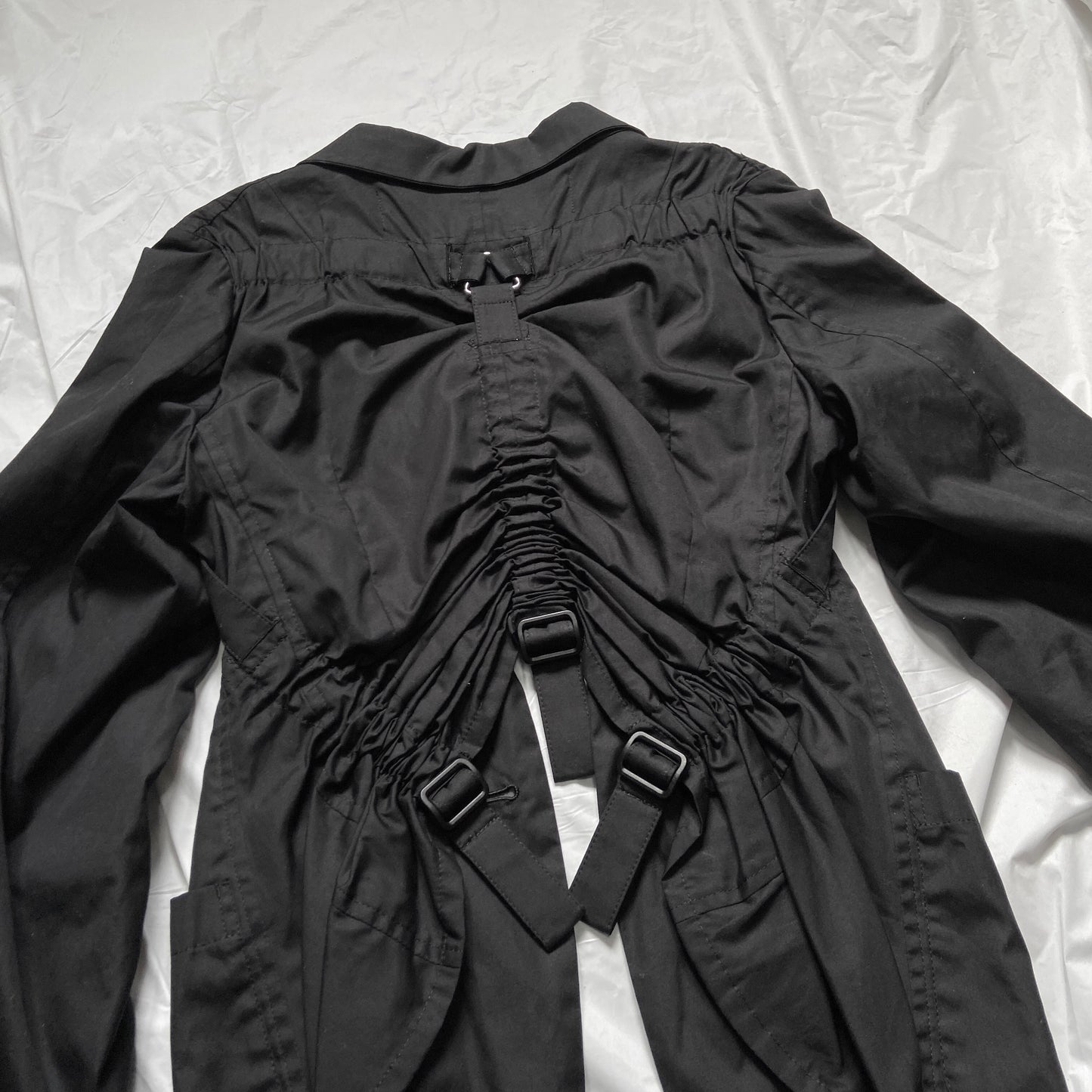 Junya Watanabe 2003 spring black bondage parachute jacket blazer