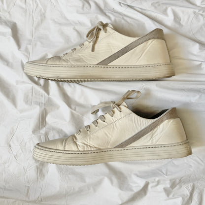 Rick Owens low milk pearl white geothrashers 41