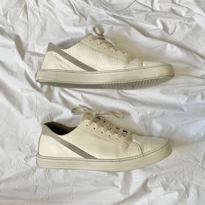 Rick Owens low milk pearl white geothrashers 41