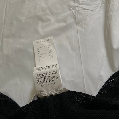 Yohji yamamoto asymmetrical paint feature cardigan 2