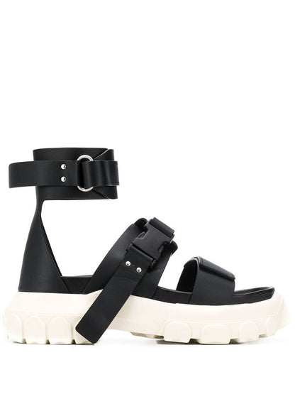 Rick owens ankle strap tractor leather sandals 36