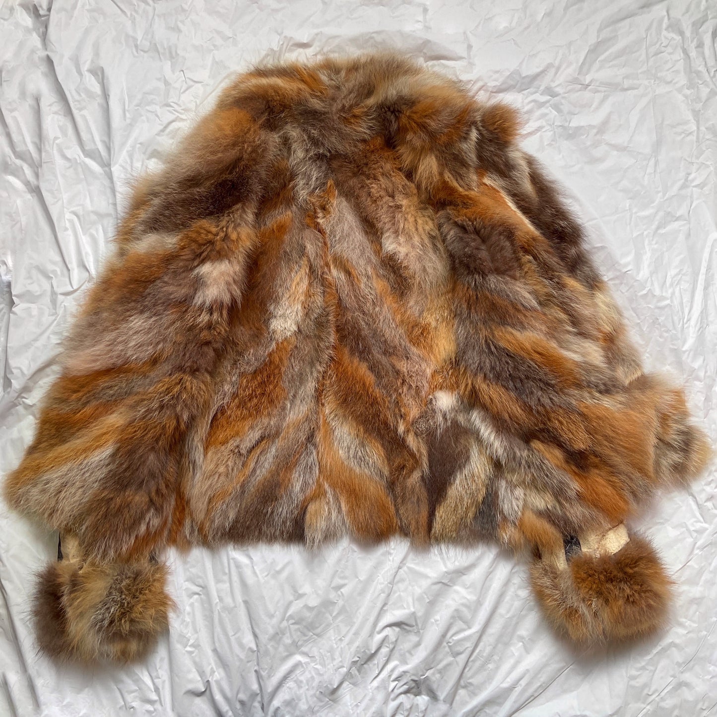 Dior Fall 2001 Fox Fur Artisanal Reversible Jacket Galliano