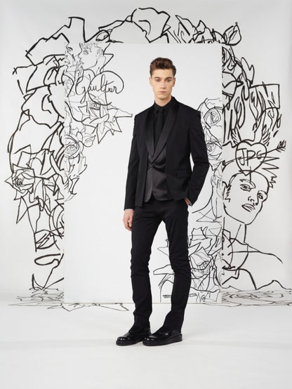 Jean Paul Gaultier fw14 deconstruction three piece suit 44