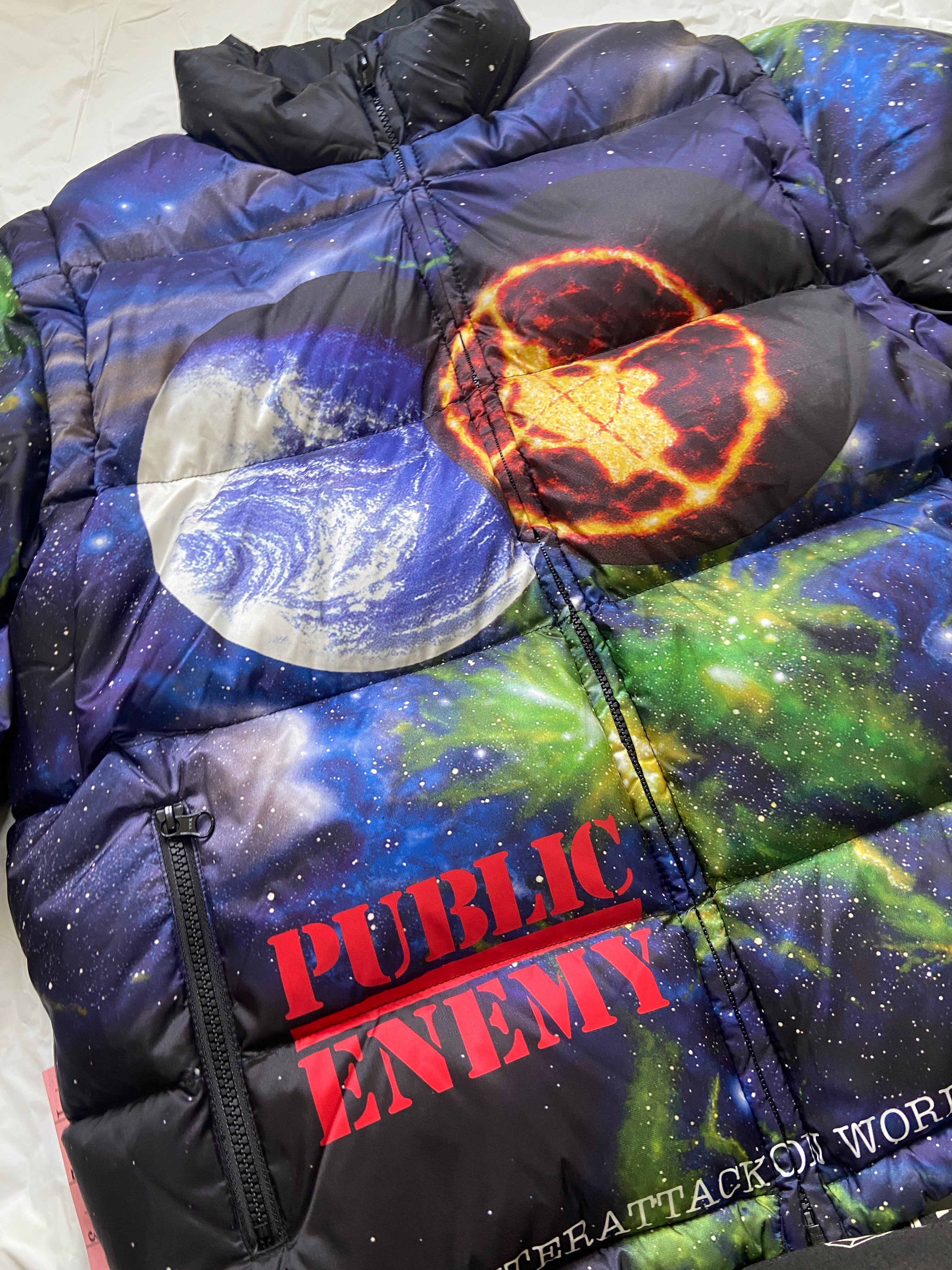 Supreme public enemy clearance puffer