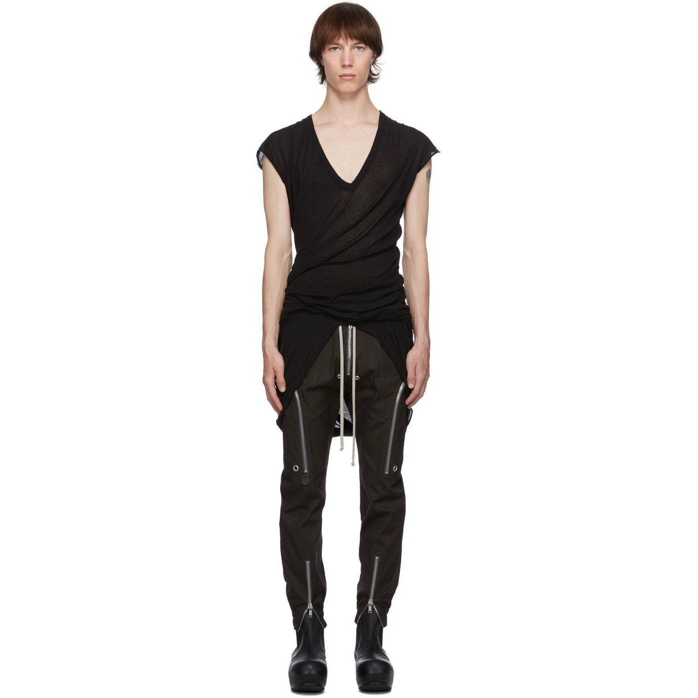 Rick owens dust double dylan tank tee S