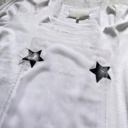 Maison Margiela 16fw Artisanal star cotton silk tattoo top XS