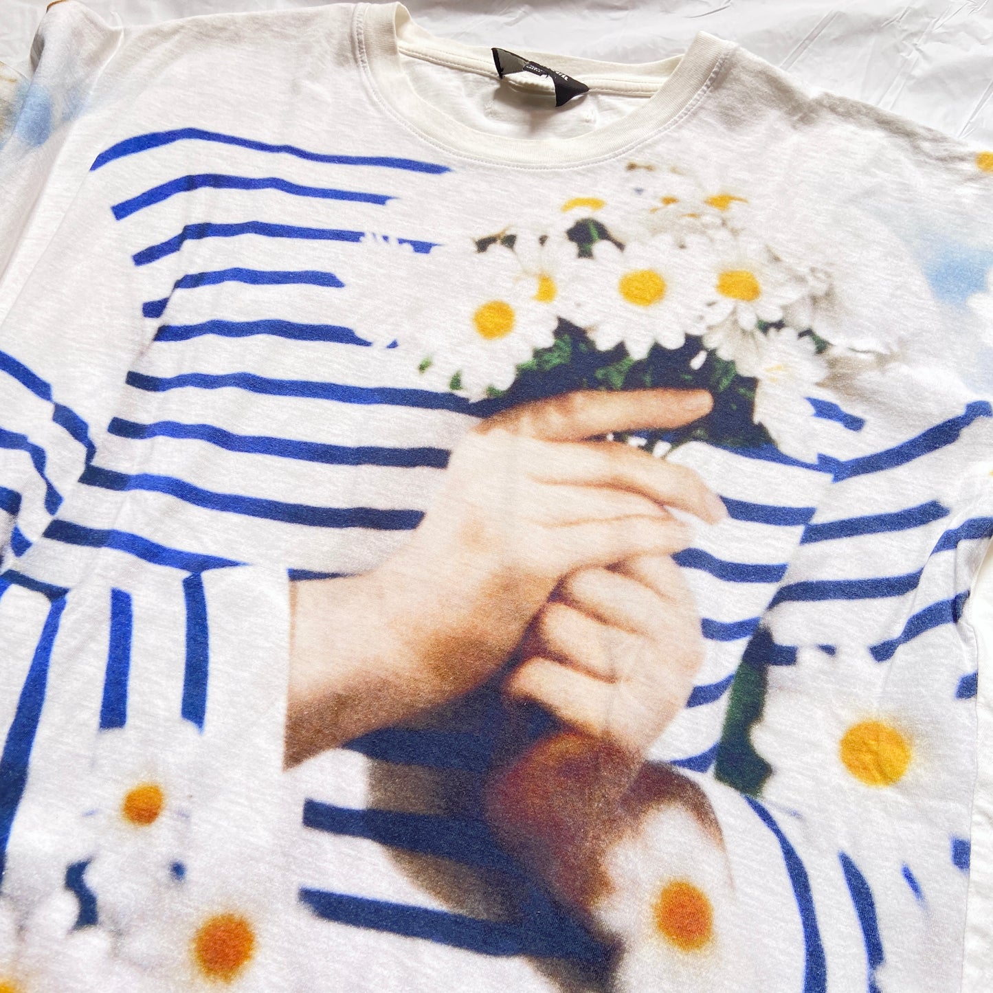 Jean Paul Gaultier ss15 trompe l'oeil portrait tee S