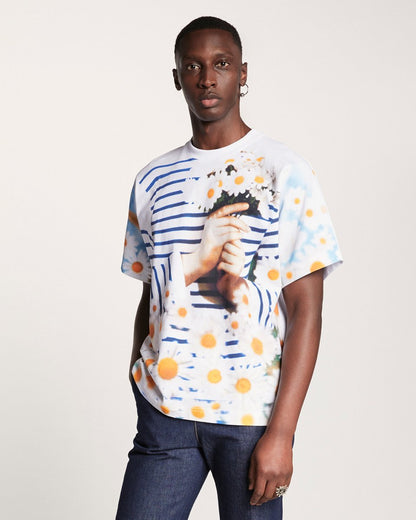 Jean Paul Gaultier ss15 trompe l'oeil portrait tee S