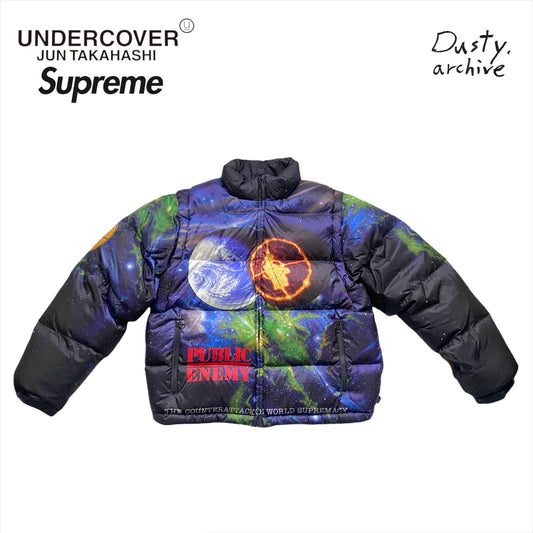 Undercover Supreme public enemy puffer jacket M