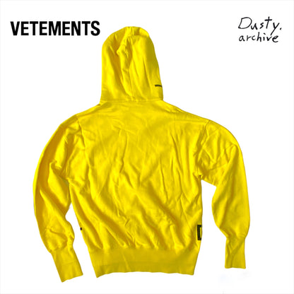 Vetements “ don’t tread on me” snake oversized hoodie XS