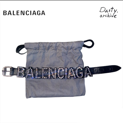 Balenciaga logo branded letter bracelet