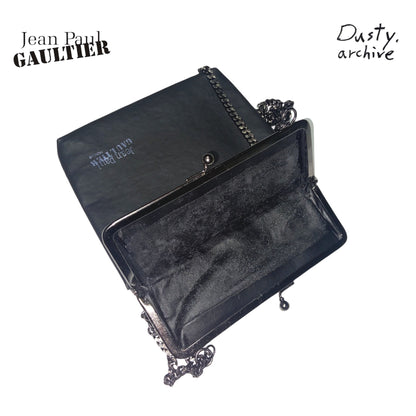 Jean Paul Gaultier Homme leather chain bag