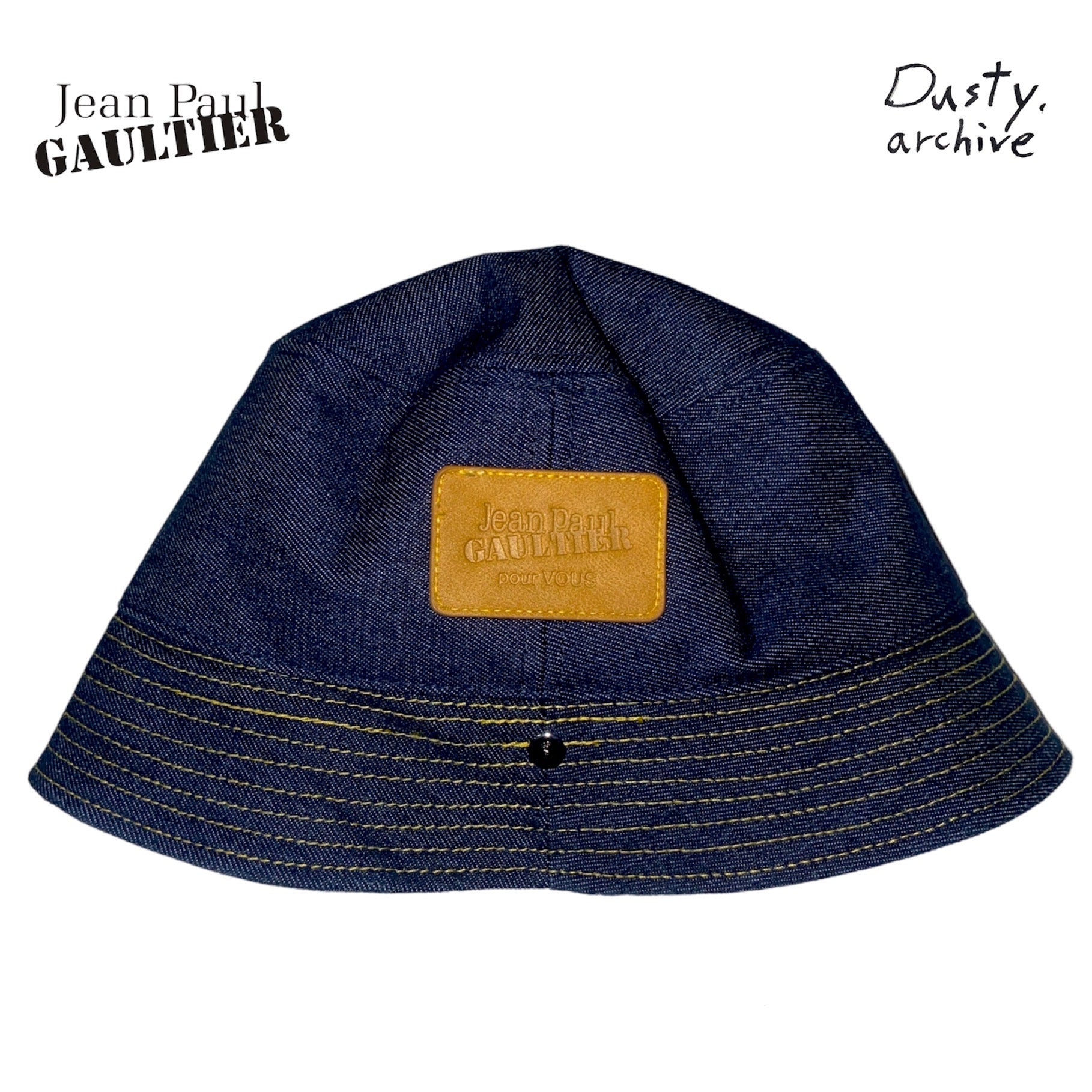 Jean Paul gaultier pour Vous denim bucket hat – Dusty Archive