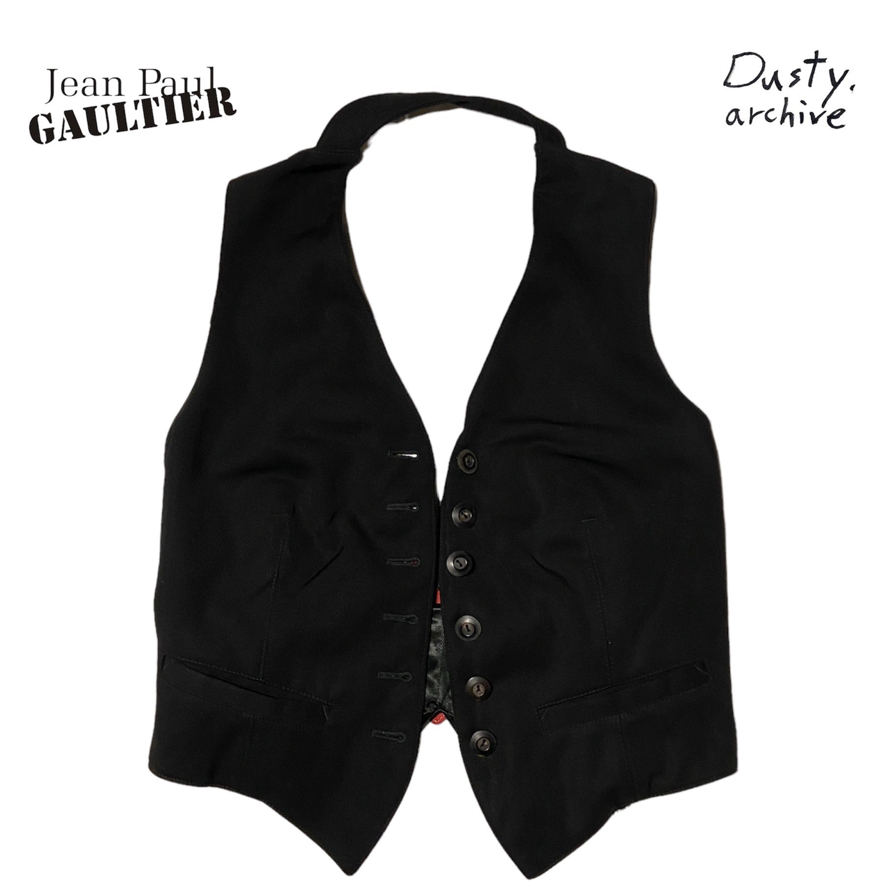 Jean Paul Gaultier Madonna leather bondage waistcoat – Dusty ...