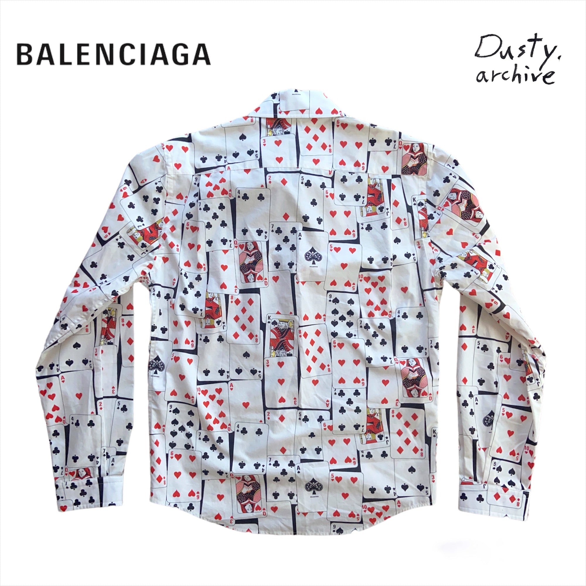 Balenciaga poker cheap shirt