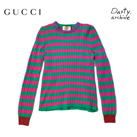 Gucci 2016 Alessandro Michele Cashmere Wool Knit Sweater XL