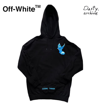 Off white not real dove extended oversized hoodie M