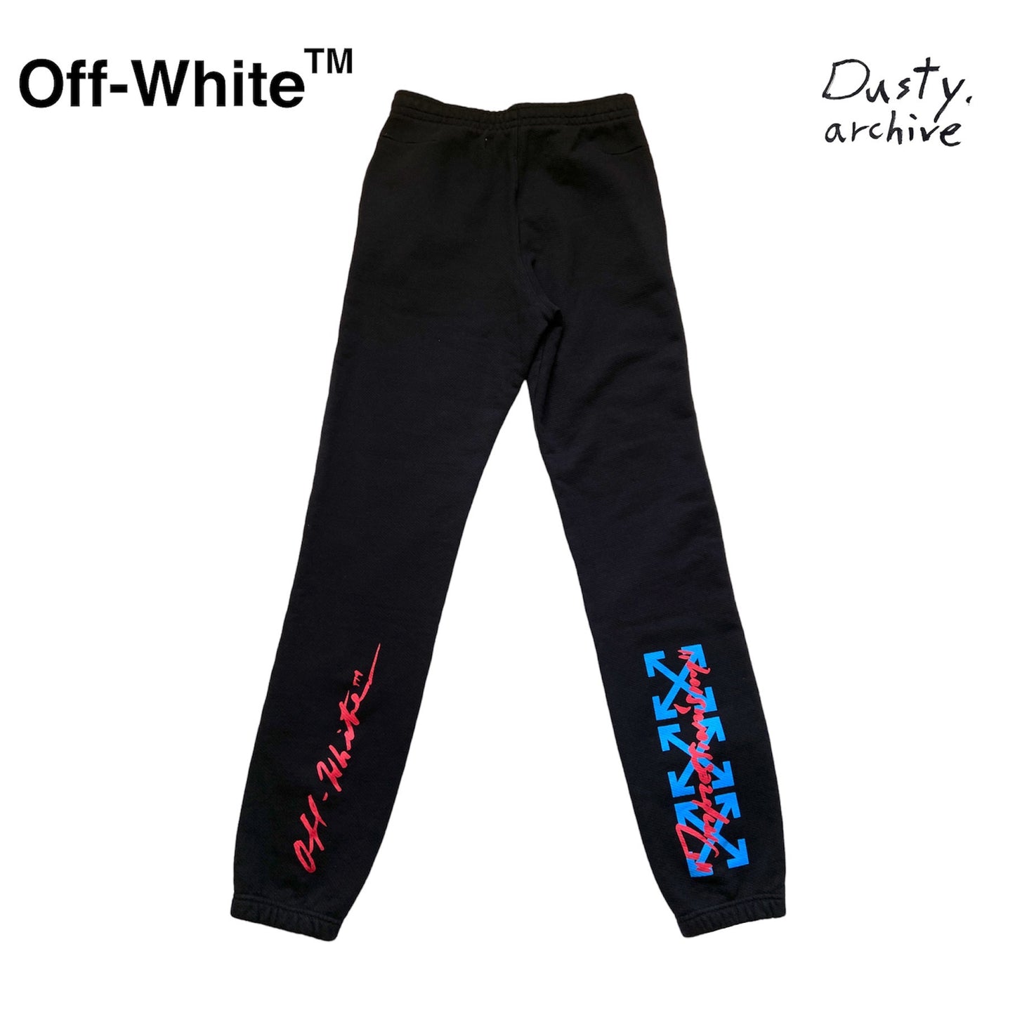 Off white BWNT stacked kiss sweatpants impressionism M