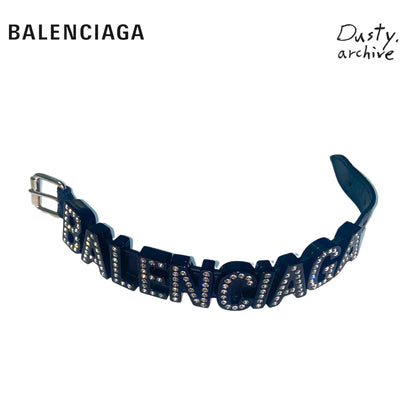 Balenciaga logo branded letter bracelet