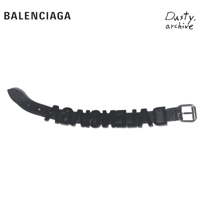 Balenciaga logo branded letter bracelet