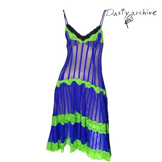 Jean paul gaultier lingerie mesh lace dress S