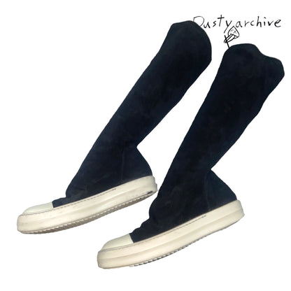 Rick Owens suede leather sock ramones 38