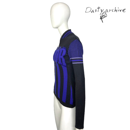 Jean paul gaultier fw92 junior gaultier 3d logo knit sweater