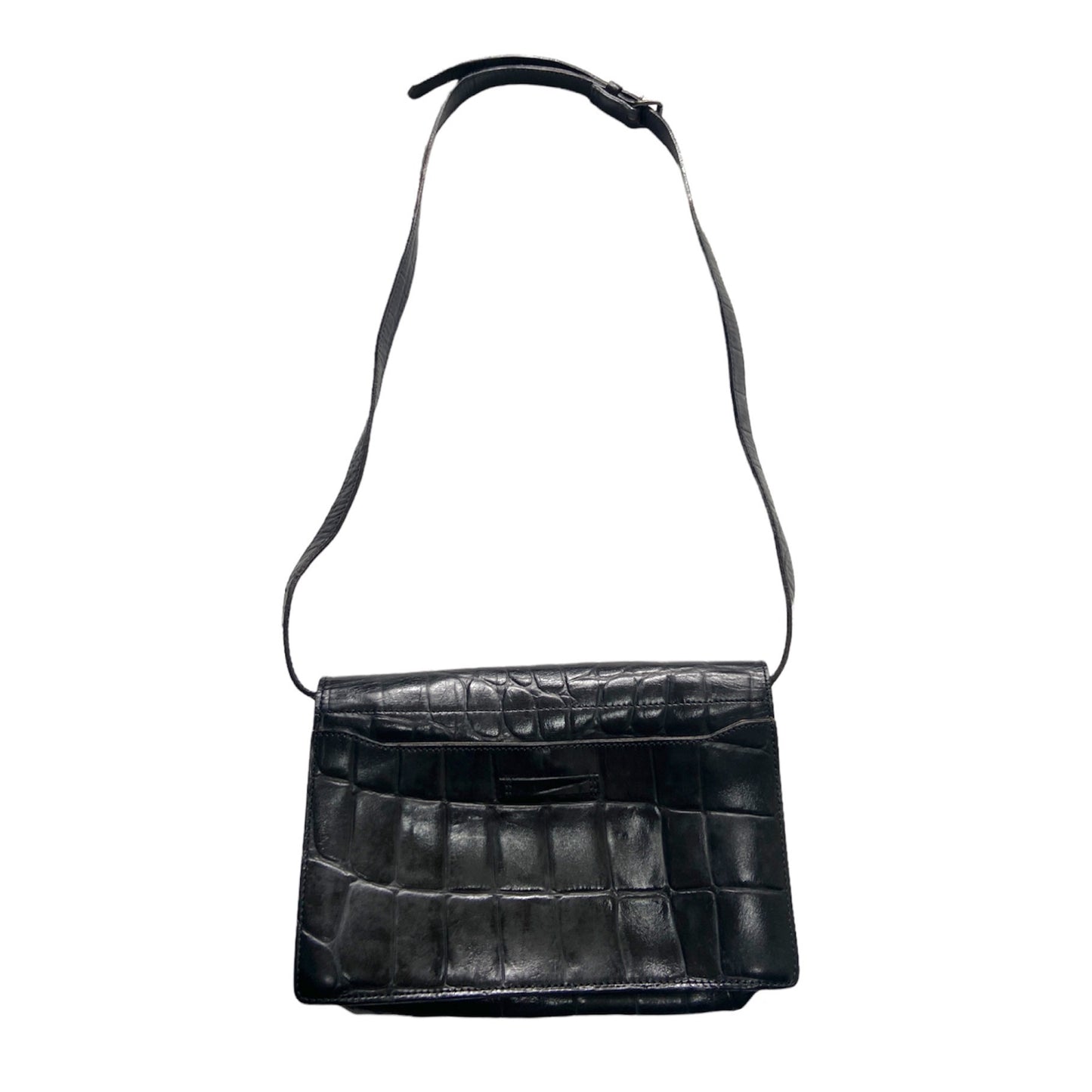 Jean Paul Gaultier crocodile calf leather handbag bag