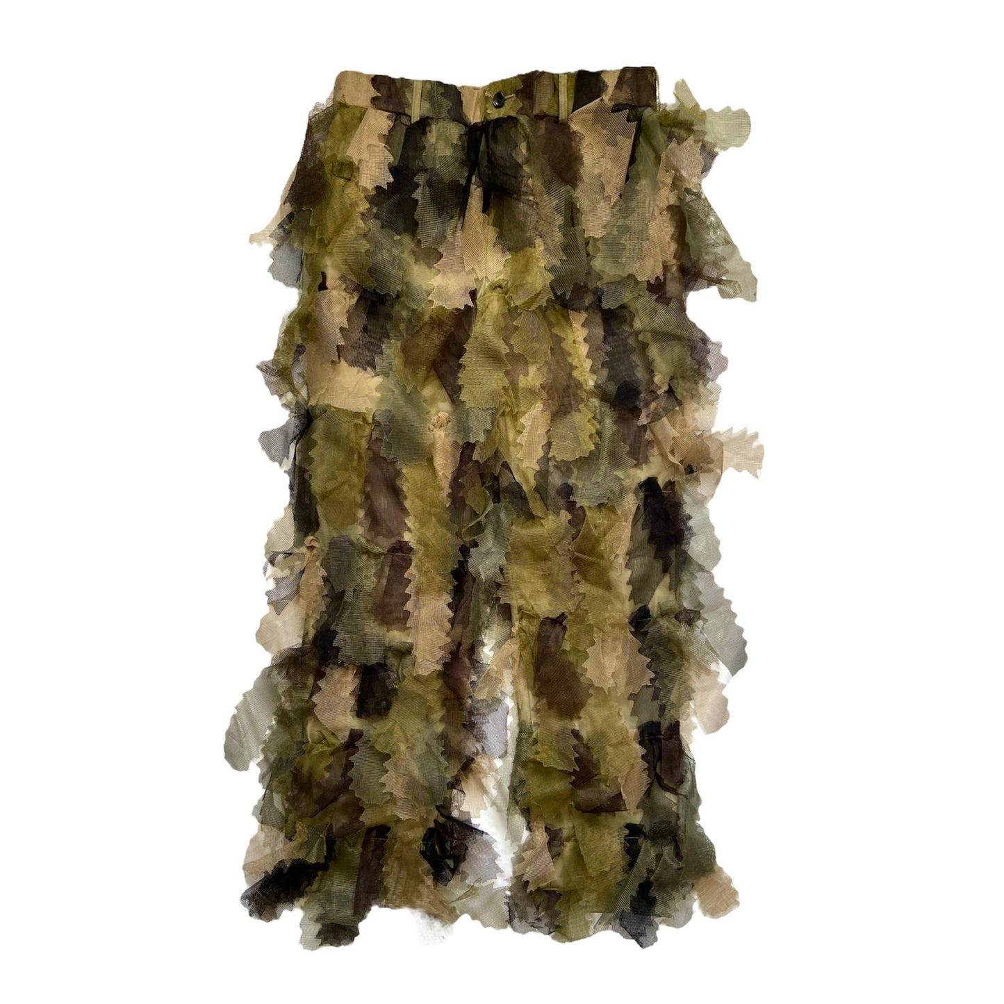 Comme des garçons Homme Plus ss19 camouflage leaf pants S