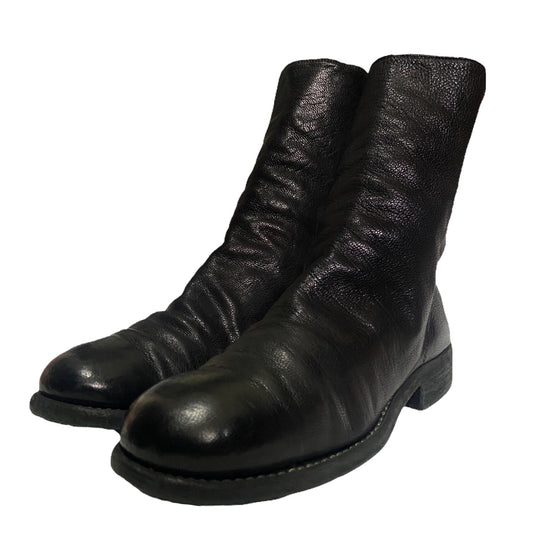 Guidi 788z back zip horse leather heel boot 36.5