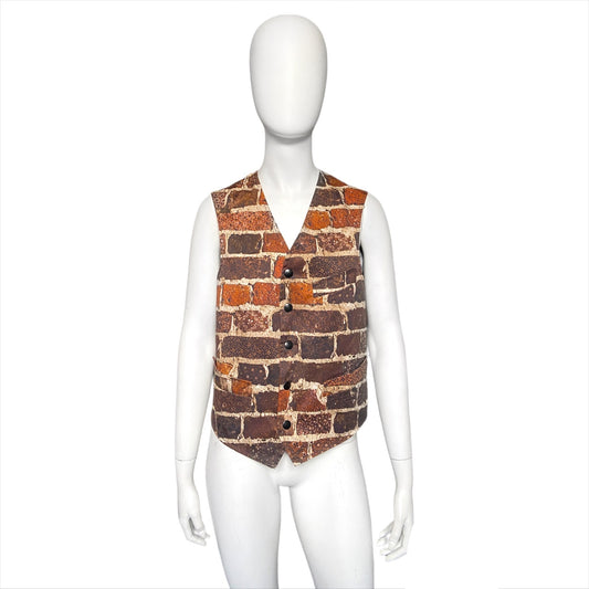 Jean paul Gaultier fw12 show-opening brick wall vest