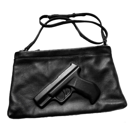 Vlieger and Vandam gun leather bag clutch