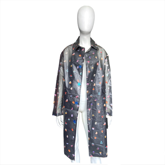 Undercover ss19 John Derian UV reflective polyester coat