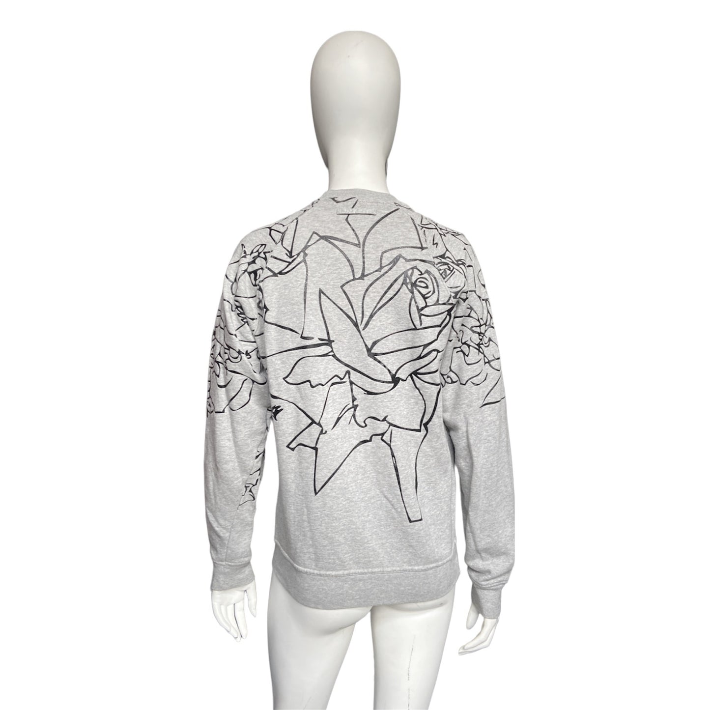 Jean Paul Gaultier face floral print sweater S