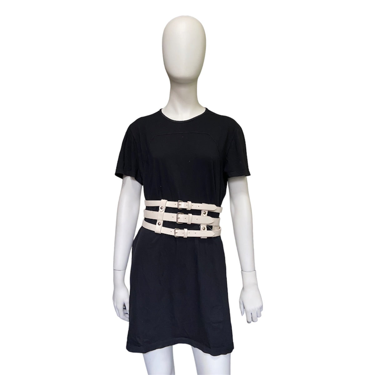 Alexander Mcqueen triple cage corset leather belt