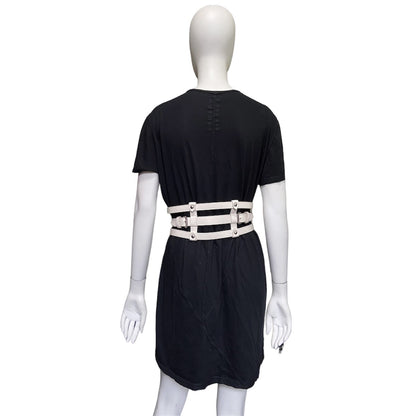 Alexander Mcqueen triple cage corset leather belt