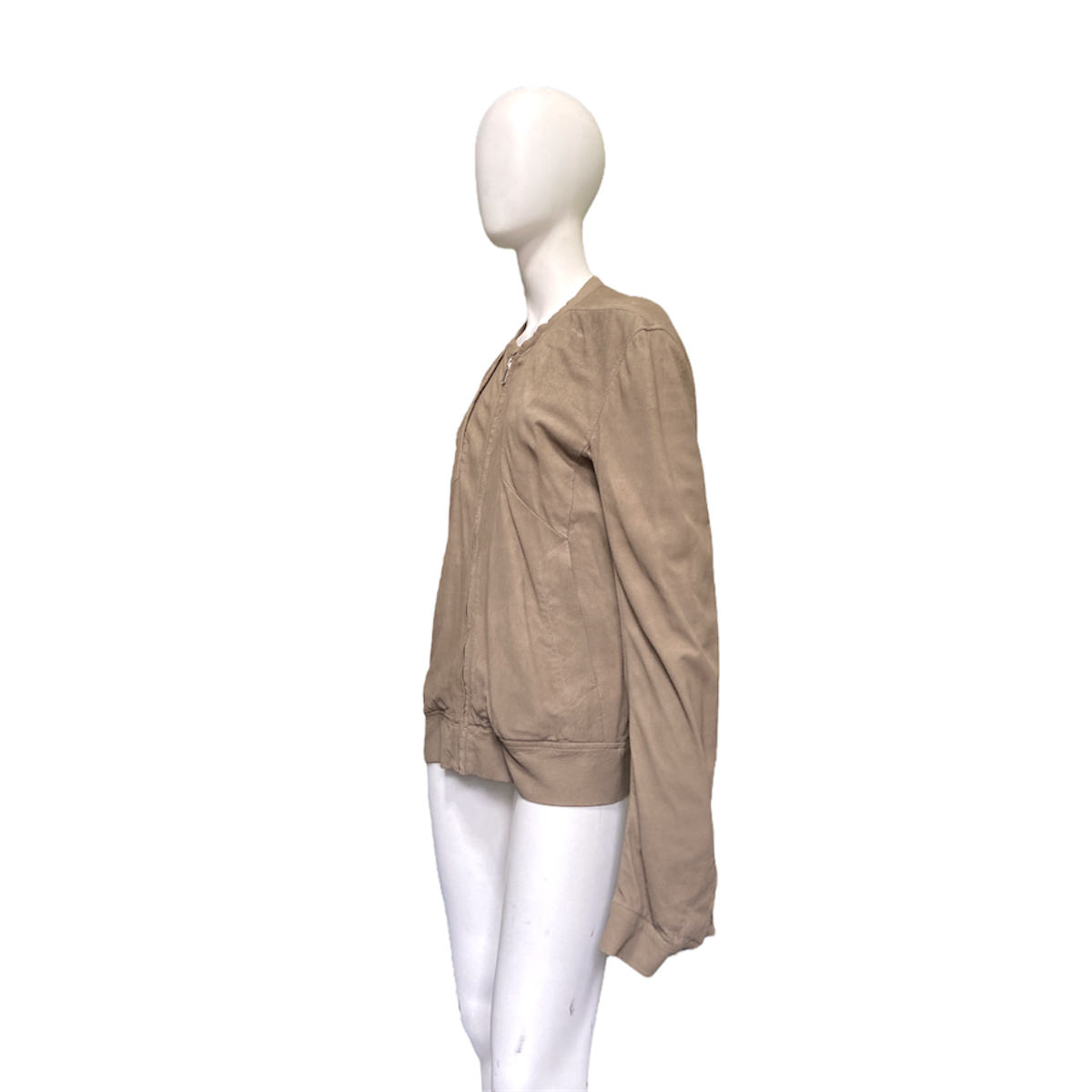 Rick Owens Fw12 mountain parchme brown leather lambskin jacket 50