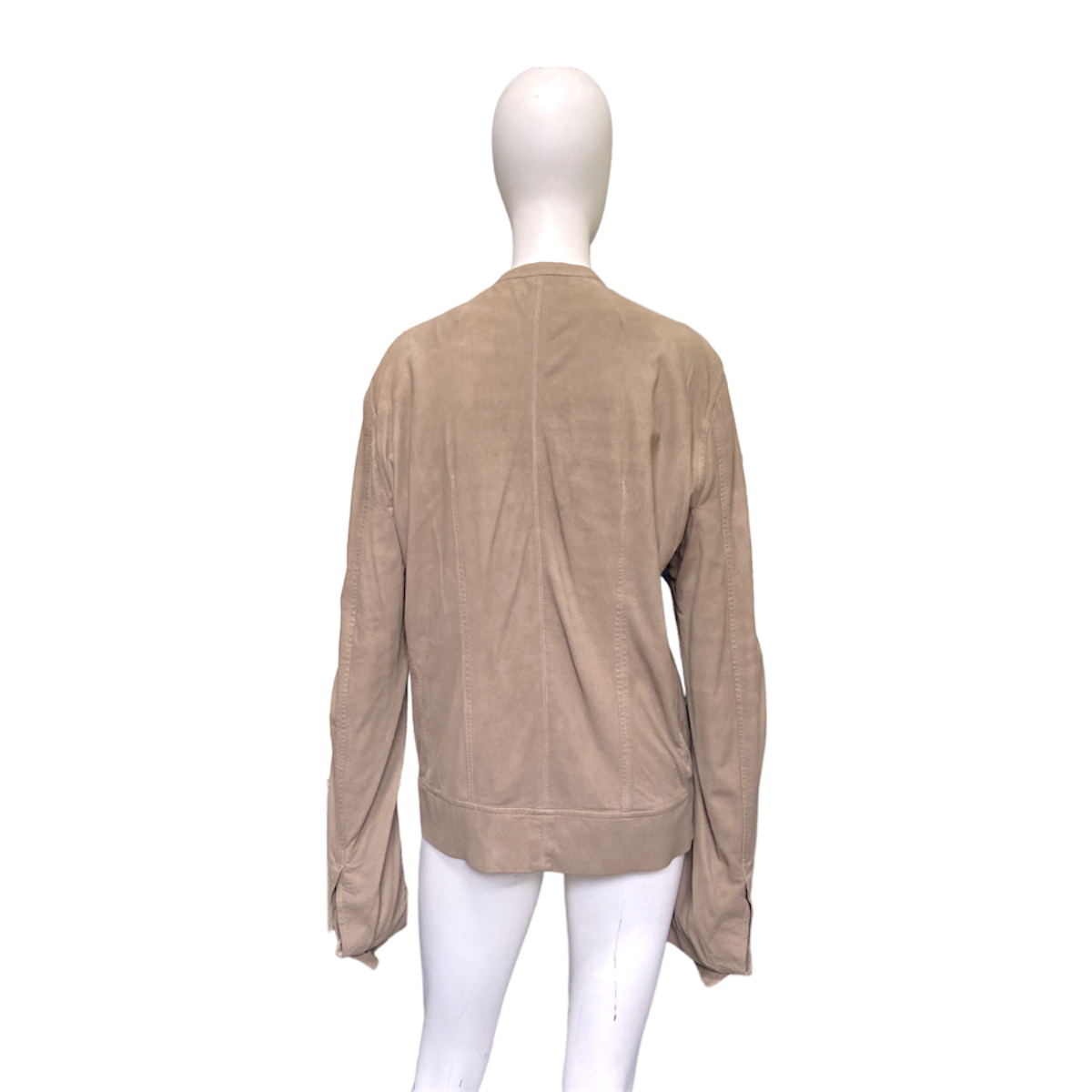 Rick Owens Fw12 mountain parchme brown leather lambskin jacket 50