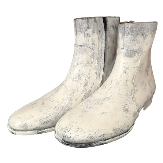 Maison Martin Margiela X H&M hand-painted boot 42