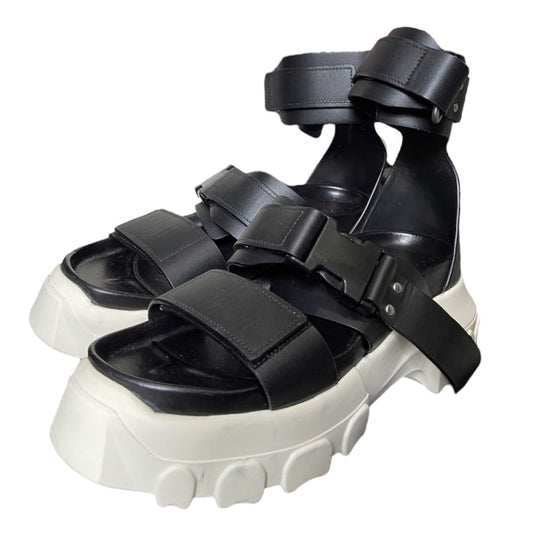 Rick owens ankle strap tractor leather sandals 36