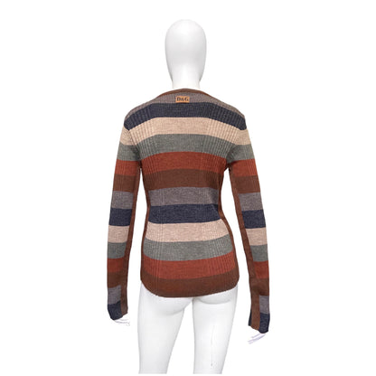 Dolce & Gabbana Striped tight sweater M