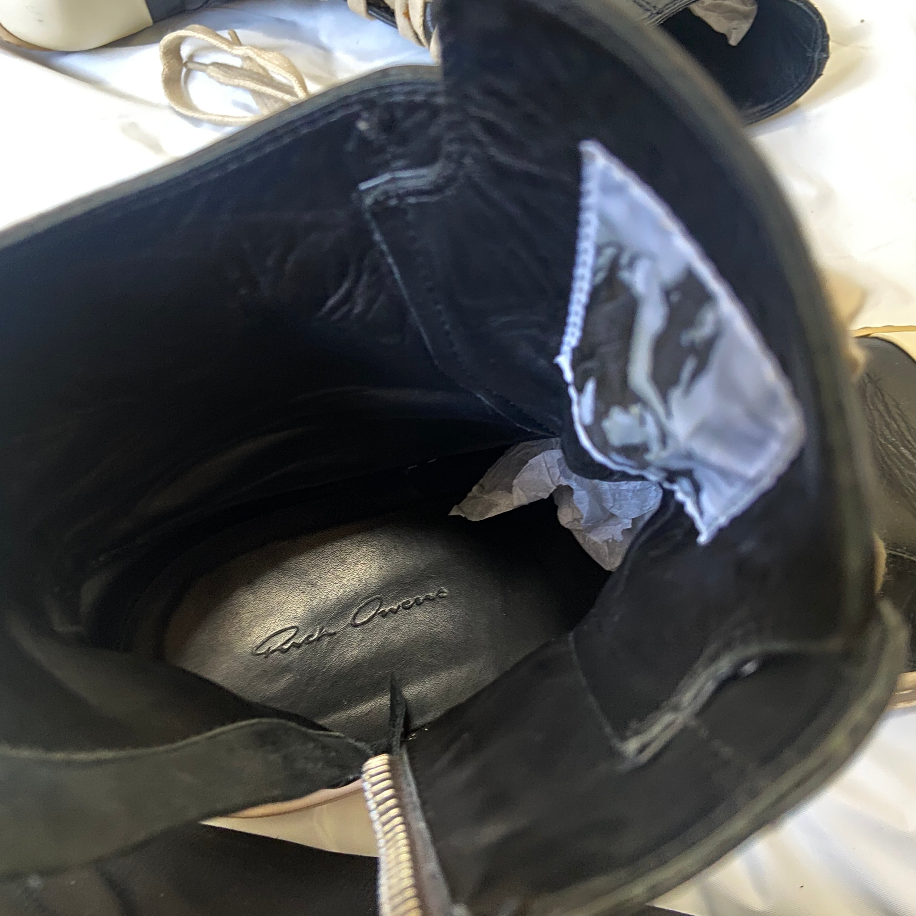 Rick owens leather ramones 41 – Dusty Archive