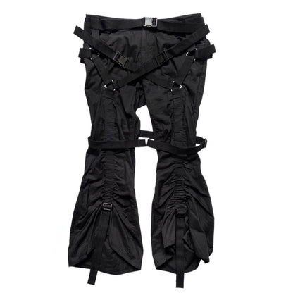 Junya Watanabe Spring 2003 black bondage parachute pants