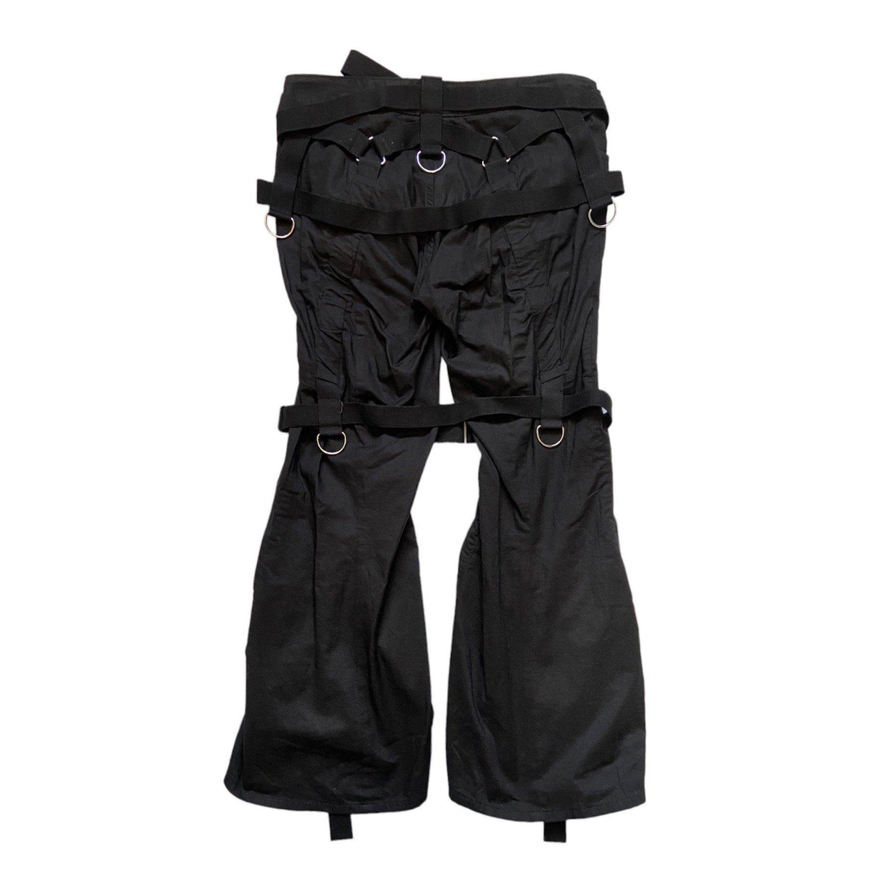 Junya Watanabe Spring 2003 black bondage parachute pants – Dusty Archive