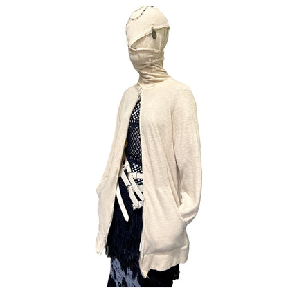 Undercover aw06 guruguru runway scarf knit jacket 2