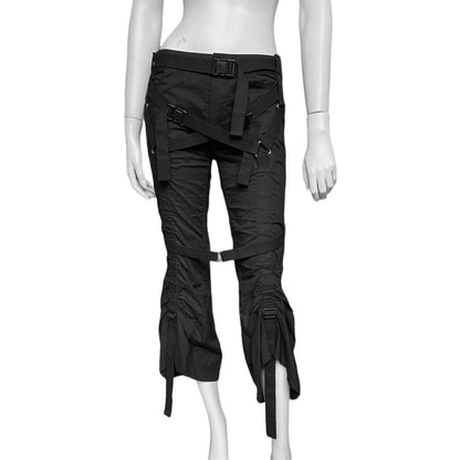 Junya Watanabe Spring 2003 black bondage parachute pants