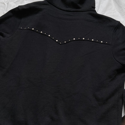 Saint Laurent studded western hoodie jacket S