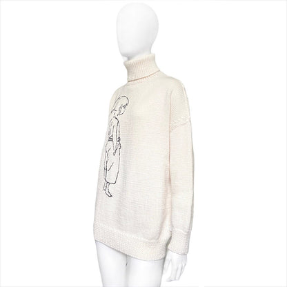 Loewe X Ghibli Studios Spirited Away Chihiro stitched heavy knit turtleneck sweater