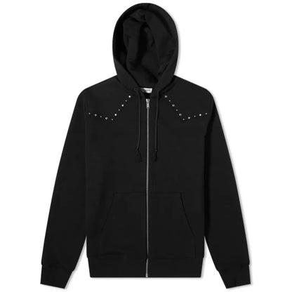 Saint Laurent studded western hoodie jacket S