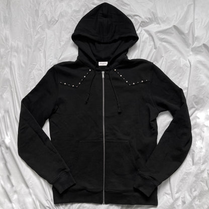 Saint Laurent studded western hoodie jacket S